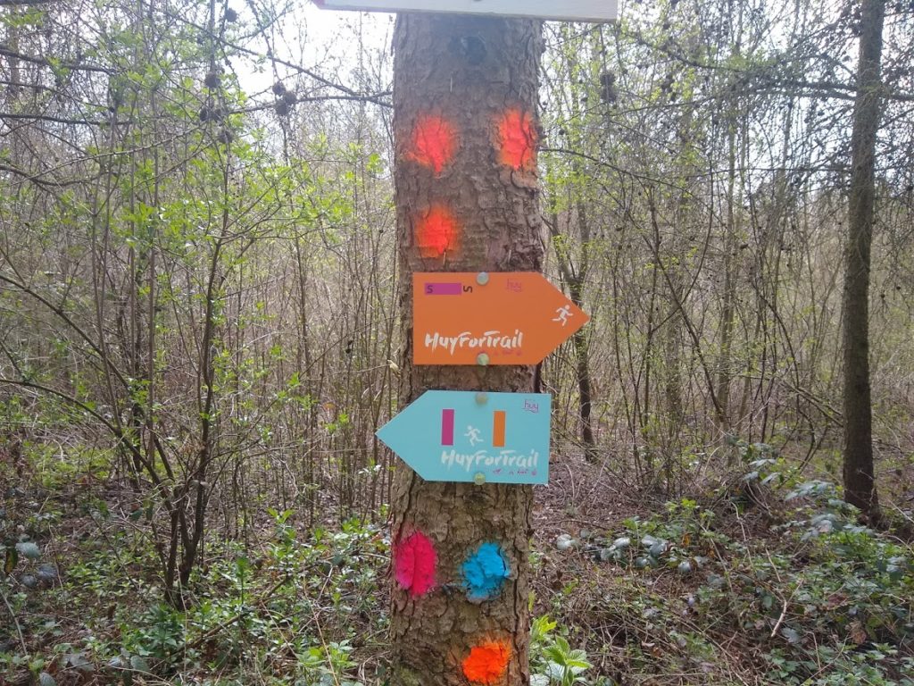 parcours trail permanents de Huy - point de liaison